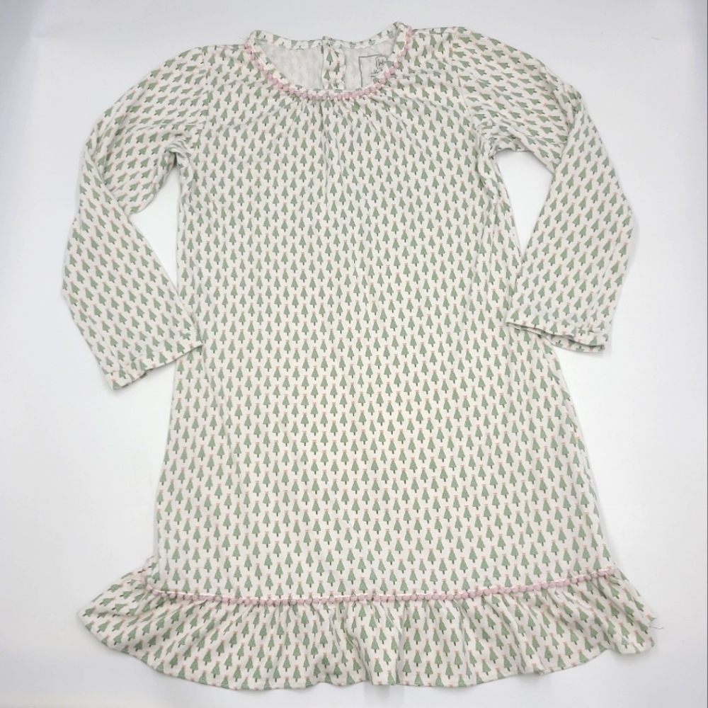 Lila and Hayes girls' Christmas tree nightgown size 7